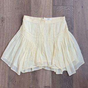 Isabel Marant Etoile yellow skirt size 36